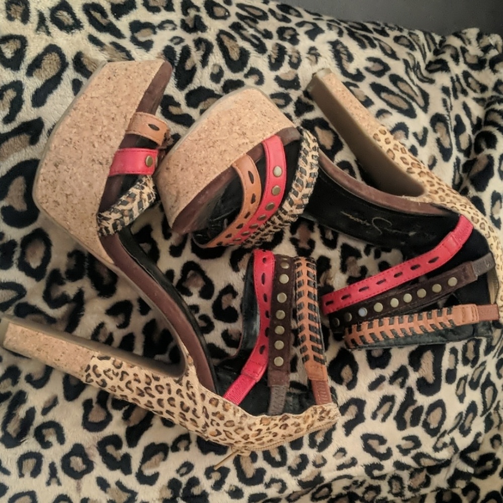 🐆 Sexy Leopard Heel/ Sandal